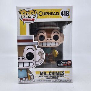 Funko Pop Cuphead Mr. Chimes Vinyl Figure #418 Gamestop Exclusive